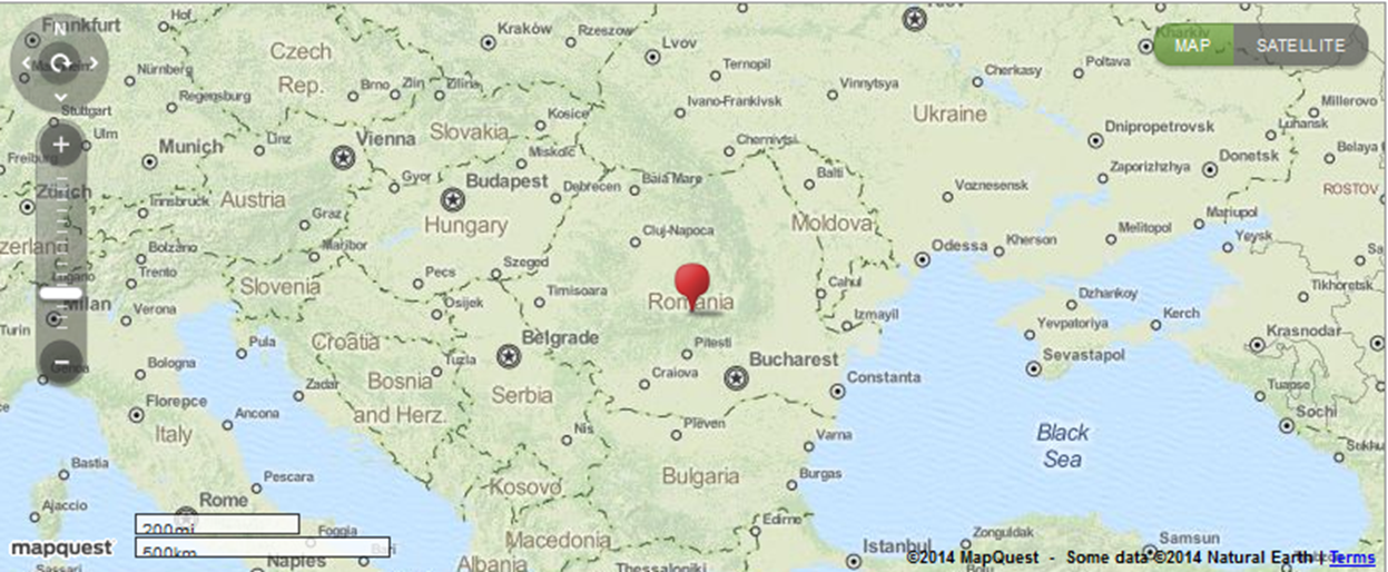 demostracion ubicacion rumania