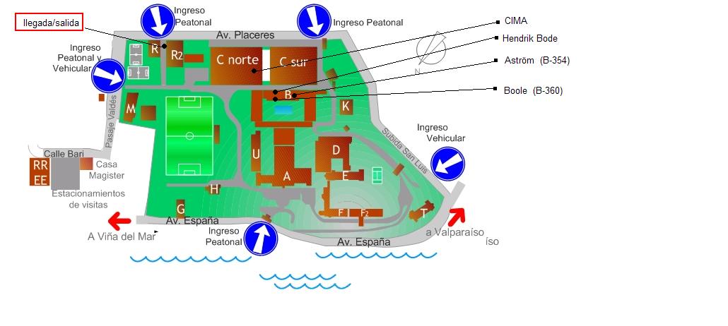 Mapa Campus UTFSM
